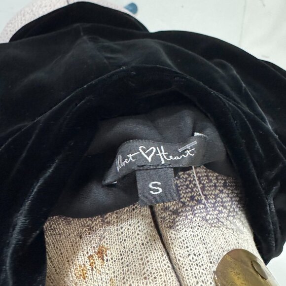 Velvet Heart Black Velvet Open-front Cardigan - Picture 3 of 6